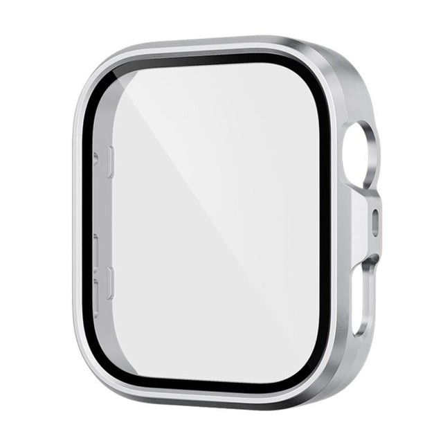 For Huawei Watch Fit 4 Pro Tempered Film Integrated PC Watch Protective Case(Silver)