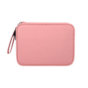 SM01 Multi-function Water-resistant Double Layer Data Cable Earphone U Disk Digital Accessories Storage Bag, Size: S(Pink)
