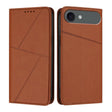 For iPhone 17 Air Strong Magnetic Frosted Flip Leather Phone Case(Coffee Color) - free shipping - PMc TechLife - Order now!
