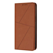 For iPhone 17 Air Strong Magnetic Frosted Flip Leather Phone Case(Coffee Color)