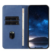 For iPhone 17 Pro Max Strong Magnetic Frosted Flip Leather Phone Case(Royal Blue)