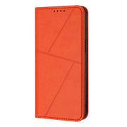 For iPhone 17 Pro Max Strong Magnetic Frosted Flip Leather Phone Case(Orange)