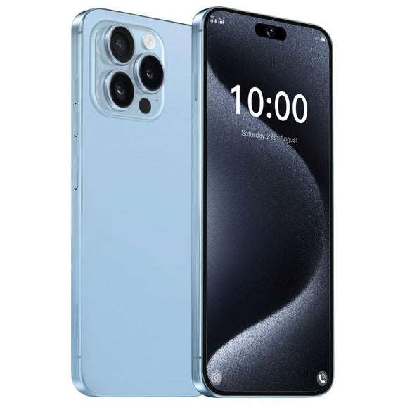 I16 Pro Max / VD1, 3GB+32GB, 6.8 inch Android 10 MTK6753 Octa Core, Network: 4G, Dual SIM, Plug:AU Plug(Sky Blue)