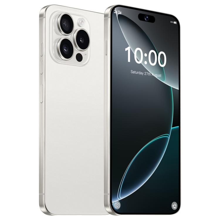I16 Pro Max / VD1, 3GB+32GB, 6.8 inch Android 10 MTK6753 Octa Core, Network: 4G, Dual SIM, Plug:AU Plug(White)