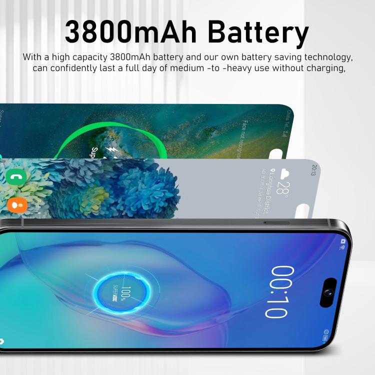 I16 Pro Max / VD1, 3GB+32GB, 6.8 inch Android 10 MTK6753 Octa Core, Network: 4G, Dual SIM, Plug:EU Plug(Pink)
