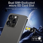 I16 Pro Max / VD1, 3GB+32GB, 6.8 inch Android 10 MTK6753 Octa Core, Network: 4G, Dual SIM, Plug:EU Plug(White)