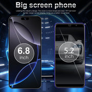 I16 Pro Max / VD1, 3GB+32GB, 6.8 inch Android 10 MTK6753 Octa Core, Network: 4G, Dual SIM, Plug:EU Plug(Grey)