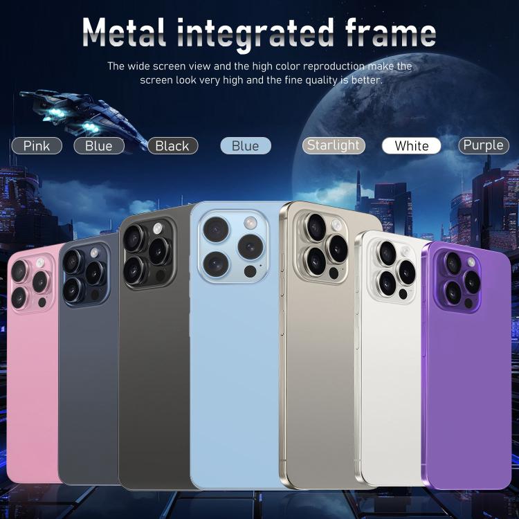 I16 Pro Max / VD1, 3GB+32GB, 6.8 inch Android 10 MTK6753 Octa Core, Network: 4G, Dual SIM, Plug:EU Plug(Purple)