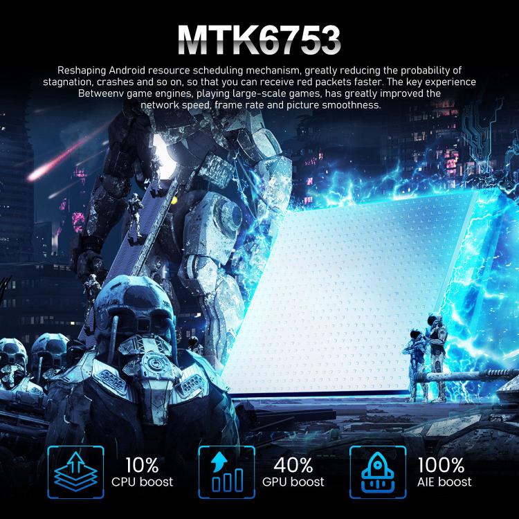 I16 Pro Max / VD1, 3GB+32GB, 6.8 inch Android 10 MTK6753 Octa Core, Network: 4G, Dual SIM, Plug:US Plug(Black)