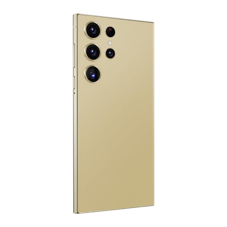 S24 Ultra / S7, 4GB+128GB, 6.75 inch Android 10 MTK6750 Octa Core, Network: 4G, Dual SIM, Plug:UK Plug(Gold)