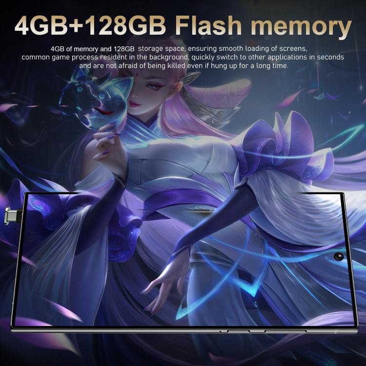 S24 Ultra / S7, 4GB+128GB, 6.75 inch Android 10 MTK6750 Octa Core, Network: 4G, Dual SIM, Plug:AU Plug(Gold)
