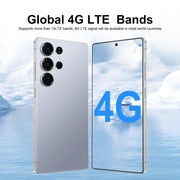 S25 Ultra / S11, 4GB+64GB, 6.75 inch Android 12 MTK6762 Octa Core, Network: 4G, Dual SIM, Plug:EU Plug(White)