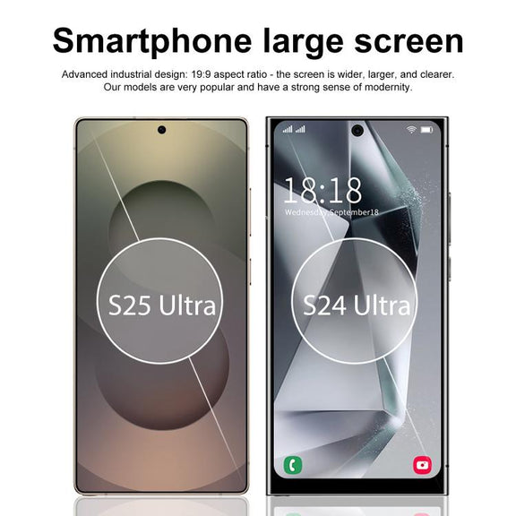 S25 Ultra / S11, 4GB+64GB, 6.75 inch Android 12 MTK6762 Octa Core, Network: 4G, Dual SIM, Plug:US Plug(Black)