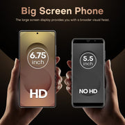 S25 Ultra / B9, 2GB+16GB, 6.75 inch Android 8.1 MTK6739 Quad Core, Network: 4G, Dual SIM, Plug:EU Plug(Titanium Silver Blue)