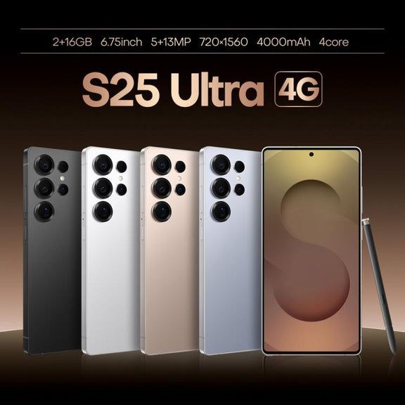 S25 Ultra / B9, 2GB+16GB, 6.75 inch Android 8.1 MTK6739 Quad Core, Network: 4G, Dual SIM, Plug:EU Plug(Titanium Silver Blue)
