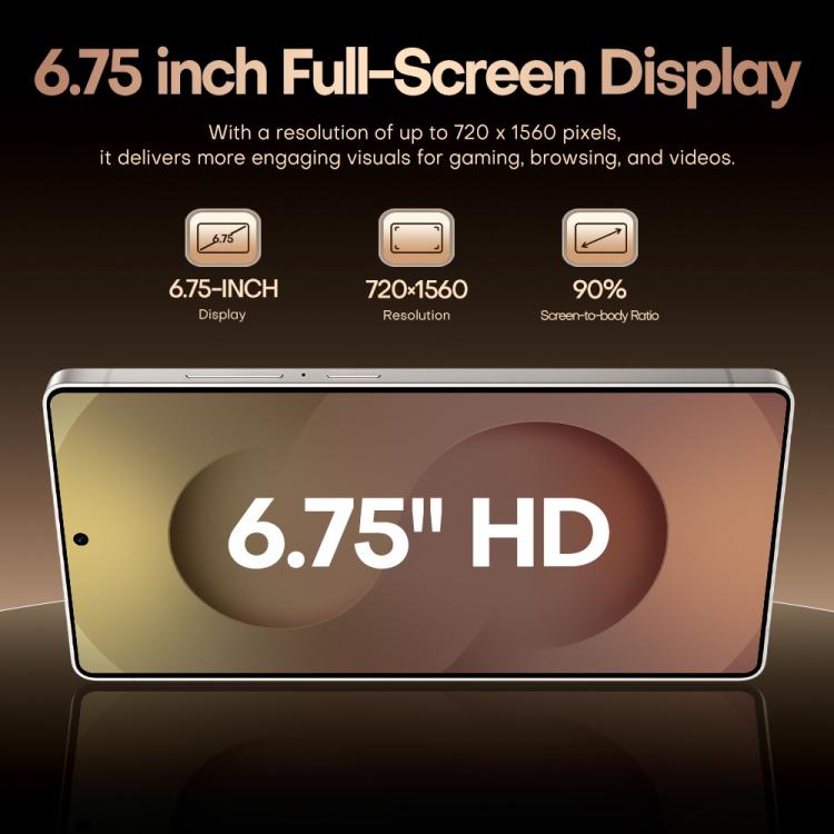 S25 Ultra / B9, 2GB+16GB, 6.75 inch Android 8.1 MTK6739 Quad Core, Network: 4G, Dual SIM, Plug:UK Plug(Titanium Black)