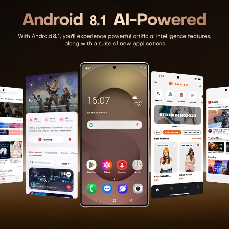 S25 Ultra / B9, 2GB+16GB, 6.75 inch Android 8.1 MTK6739 Quad Core, Network: 4G, Dual SIM, Plug:UK Plug(Titanium Black)
