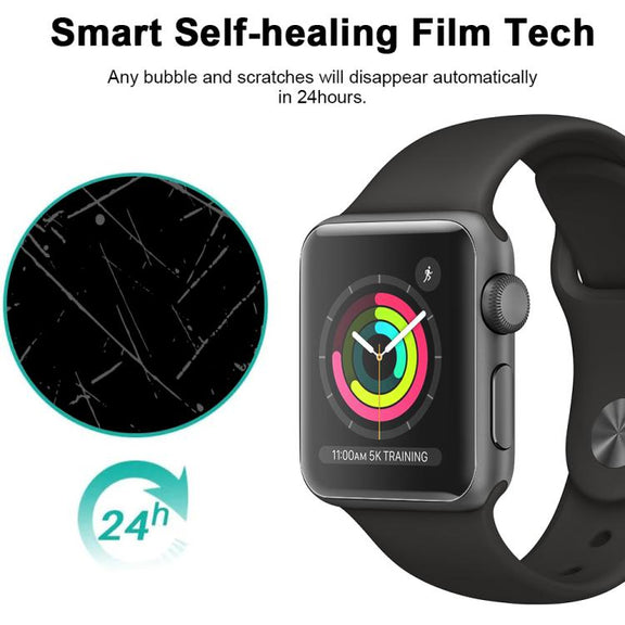 For Apple Watch Series 3&2&1 42mm 5pcs xDfind Soft Hydrogel Film Full Cover Front Protector