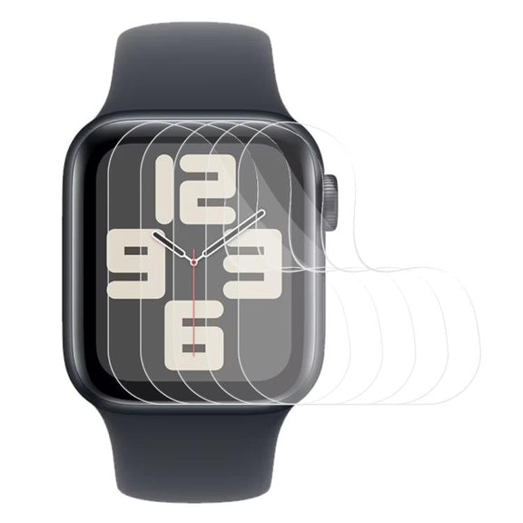 For Apple Watch Series 6&SE&5&4 44mm 5pcs xDfind Soft Hydrogel Film Full Cover Front Protector