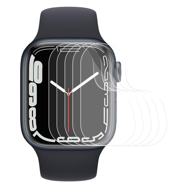 For Apple Watch Series 9 / 8 / 7 45mm 5pcs xDfind Soft Hydrogel Film Full Cover Front Protector