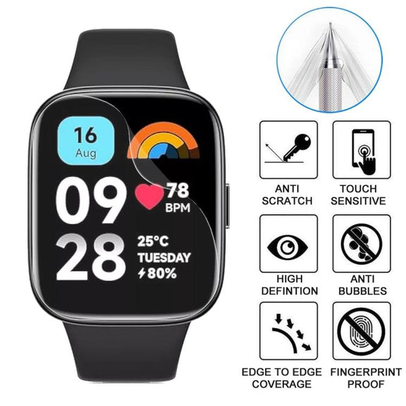 For Xiaomi Redmi Watch 3 Lite 5pcs xDfind Soft Hydrogel Film Full Cover Front Protector