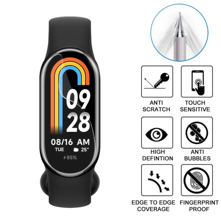 For Xiaomi Mi Band 8 NFC 5pcs xDfind Soft Hydrogel Film Full Cover Front Protector