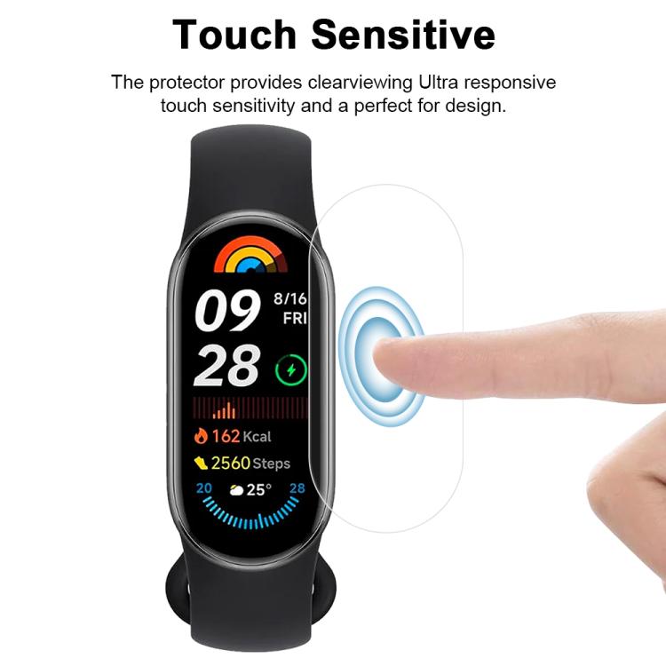 For Xiaomi Smart Band 9 NFC 5pcs xDfind Soft Hydrogel Film Full Cover Front Protector