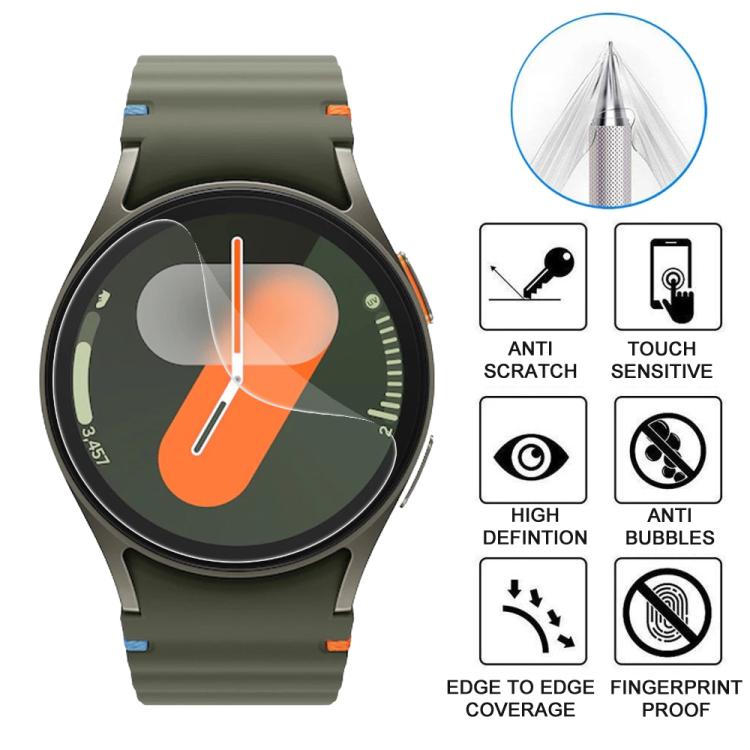 For Samsung Galaxy Watch7 44mm 5pcs xDfind Soft Hydrogel Film Full Cover Front Protector