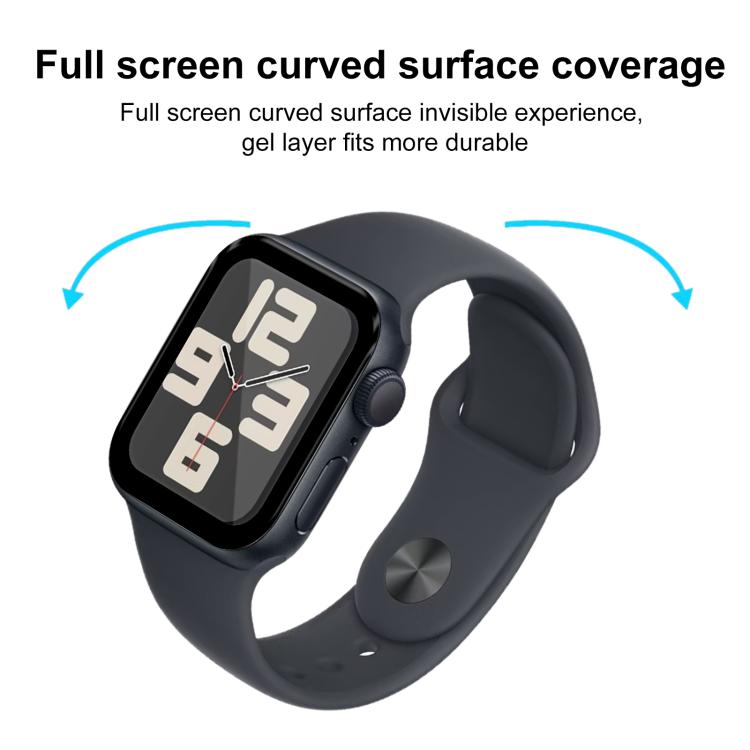 For Apple Watch Series 6&SE&5&4 44mm 2pcs xDfind Curved 3D Composite Material Soft Film Screen Protector