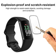 For Fitbit Charge 6 2pcs xDfind Curved 3D Composite Material Soft Film Screen Protector