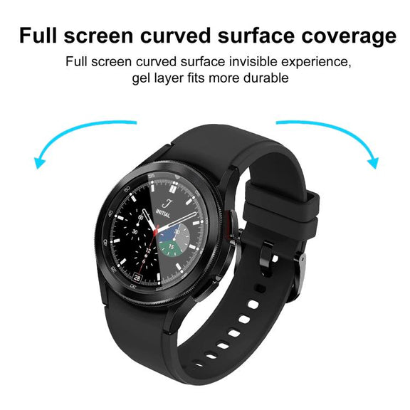For Samsung Galaxy Watch4 Classic 46mm 2pcs xDfind Curved 3D Composite Material Soft Film Screen Protector