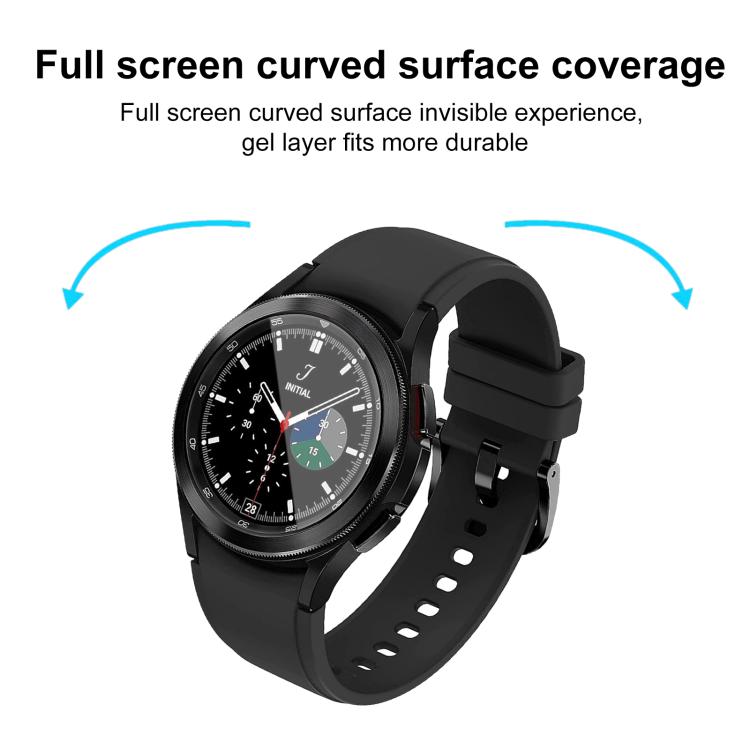 For Samsung Galaxy Watch4 Classic 46mm 2pcs xDfind Curved 3D Composite Material Soft Film Screen Protector