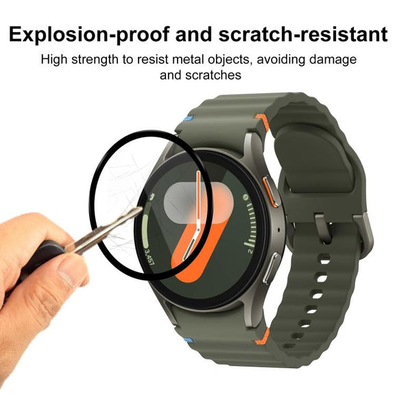 For Samsung Galaxy Watch7 44mm 2pcs xDfind Curved 3D Composite Material Soft Film Screen Protector