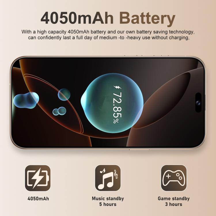A16 Pro Max / PDA89-B, 4GB+64GB, 6.58 inch Android 10 MTK6739 Quad Core, Network: 4G, OTG, Dual SIM, Plug:UK Plug(Black)