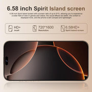 A16 Pro Max / PDA89-B, 4GB+64GB, 6.58 inch Android 10 MTK6739 Quad Core, Network: 4G, OTG, Dual SIM, Plug:UK Plug(White)
