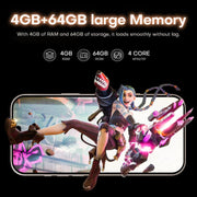 I16 Pro Max / PDQ6, 4GB+64GB, 6.58 inch Android 10 MTK6739 Quad Core, Network: 4G, Dual SIM, Plug:AU Plug(Black)