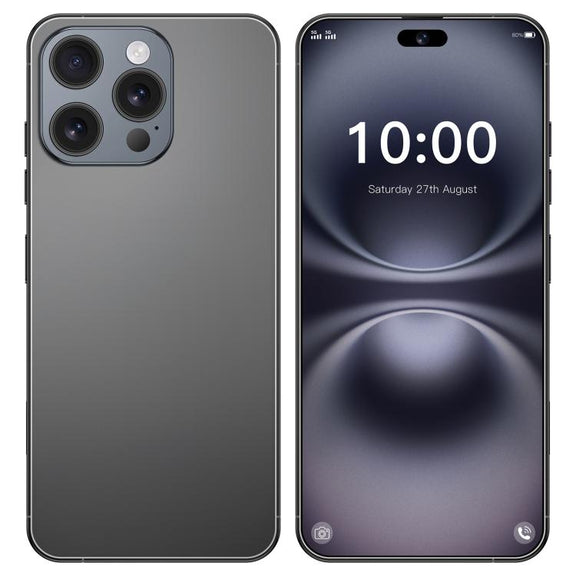 I16 Pro Max / RAi3, 3GB+64GB, 6.56 inch Android 10 MTK6739 Quad Core, Network: 4G, Dual SIM, Plug:EU Plug(Black)