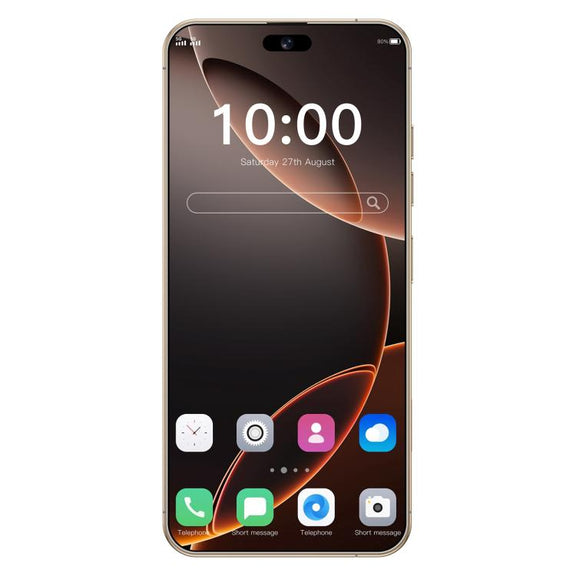 I16 Pro Max / RAi3, 3GB+64GB, 6.56 inch Android 10 MTK6739 Quad Core, Network: 4G, Dual SIM, Plug:AU Plug(Gold)