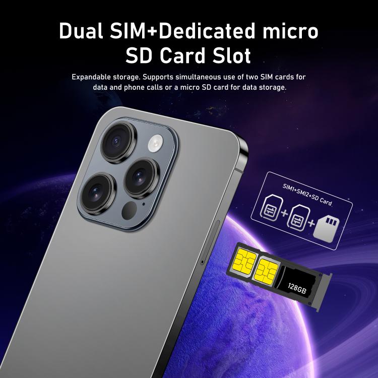 I16 Pro Max / RAi3, 3GB+64GB, 6.56 inch Android 10 MTK6739 Quad Core, Network: 4G, Dual SIM, Plug:AU Plug(Gold)