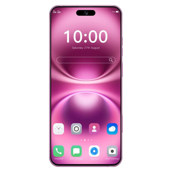 I16 Plus / RAi5, 3GB+64GB, 6.56 inch Android 10 MTK6739 Quad Core, Network: 4G, Dual SIM, Plug:EU Plug(Pink)