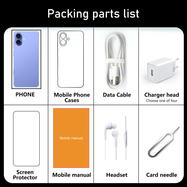 I16 Plus / RAi5, 3GB+64GB, 6.56 inch Android 10 MTK6739 Quad Core, Network: 4G, Dual SIM, Plug:EU Plug(White)