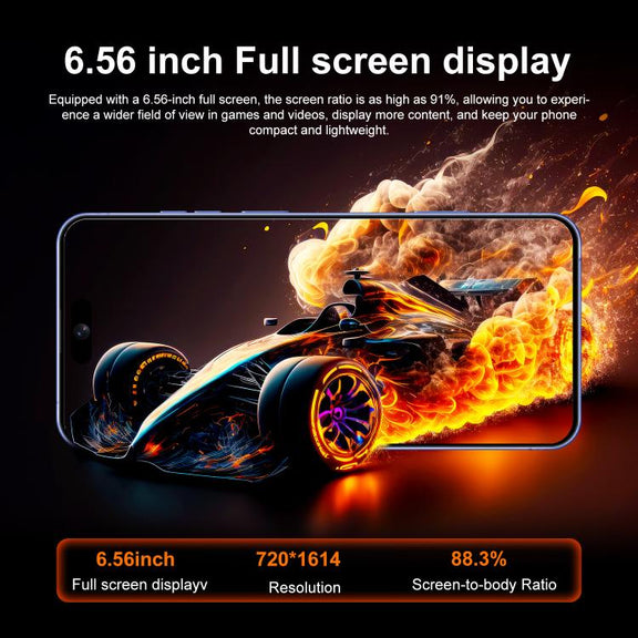 I16 Plus / RAi5, 3GB+64GB, 6.56 inch Android 10 MTK6739 Quad Core, Network: 4G, Dual SIM, Plug:UK Plug(Blue)