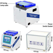 YYD YD-636 UV Curing Laminating Defoaming All-in-One, Plug:UK Plug