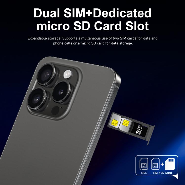I16 Pro Max / ZPT93, 2GB+16GB, 6.26 inch Android 8.1 MTK6737 Quad Core, Network: 4G, Dual SIM, Plug:US Plug(Gold)