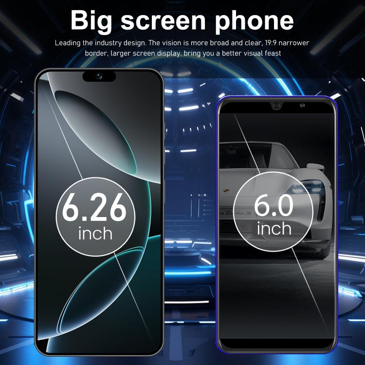 I16 Pro Max / ZPT93, 2GB+16GB, 6.26 inch Android 8.1 MTK6737 Quad Core, Network: 4G, Dual SIM, Plug:EU Plug(Grey)