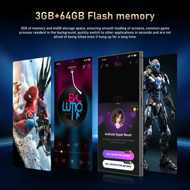 C24 Pro / S3-3, 3GB+64GB, 6.56 inch Android 10 MTK6739 Quad Core, Network: 4G, Dual SIM, Plug:UK Plug(Black)