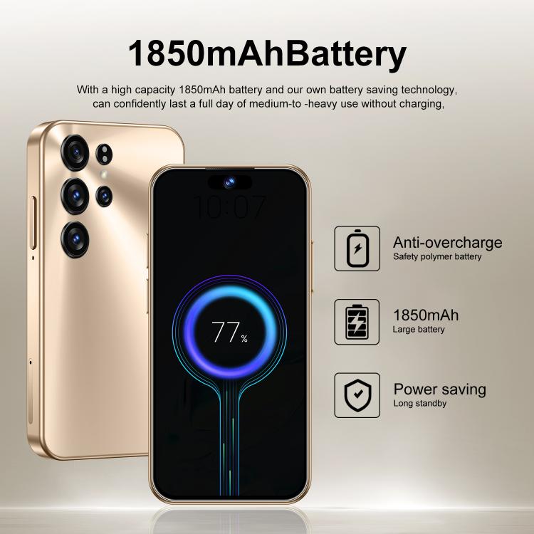 S25 Mini / ZKM10, 2GB+16GB, 4.0 inch Android 10 MTK6580M Quad Core, Network: 3G, Dual SIM(Gold)