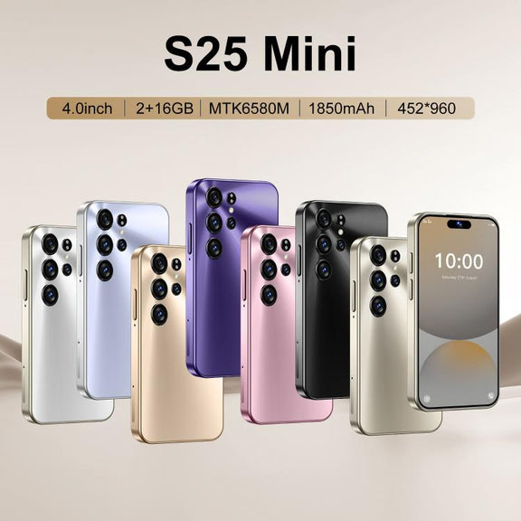 S25 Mini / ZKM10, 2GB+16GB, 4.0 inch Android 10 MTK6580M Quad Core, Network: 3G, Dual SIM(Gold)