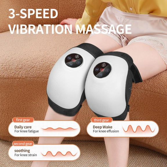 WG-JB-704 Home Rechargeable Heating Knee Massager Joint Knee Pad Massager, Specification:Dual