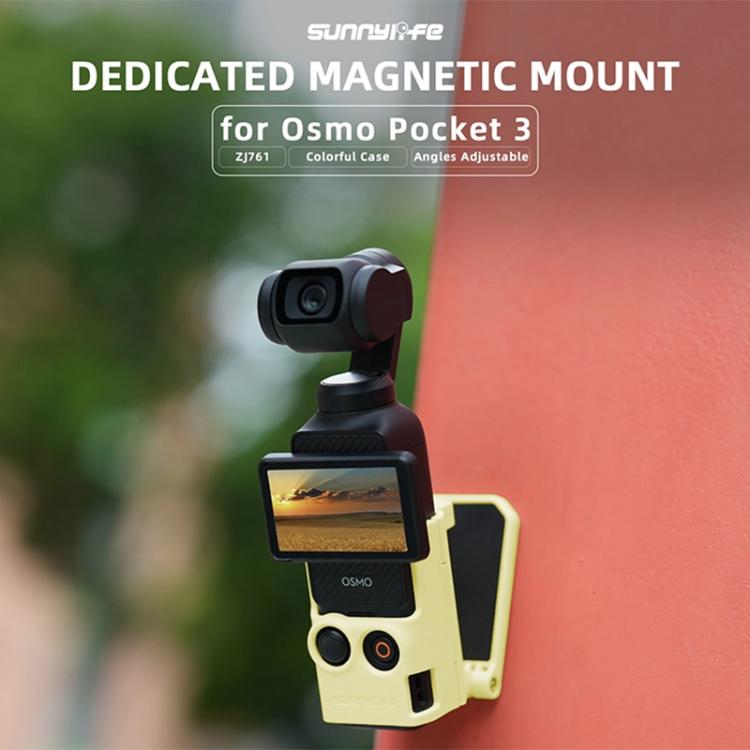For DJI OSMO Pocket 3 Sunnylife Multifunctional Magnetic Mount Tabletop Base Bracket(Blue)
